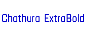 Chathura ExtraBold フォント
